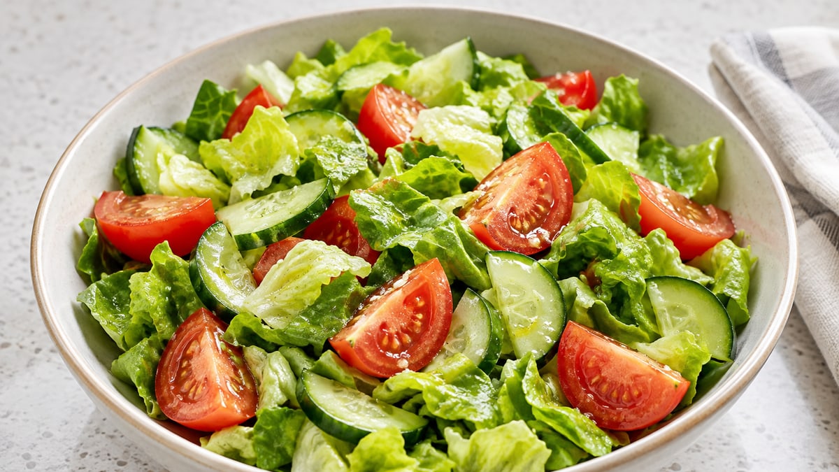 Garden Fresh Salad, cooked and served. A generated image, not a photograph.
